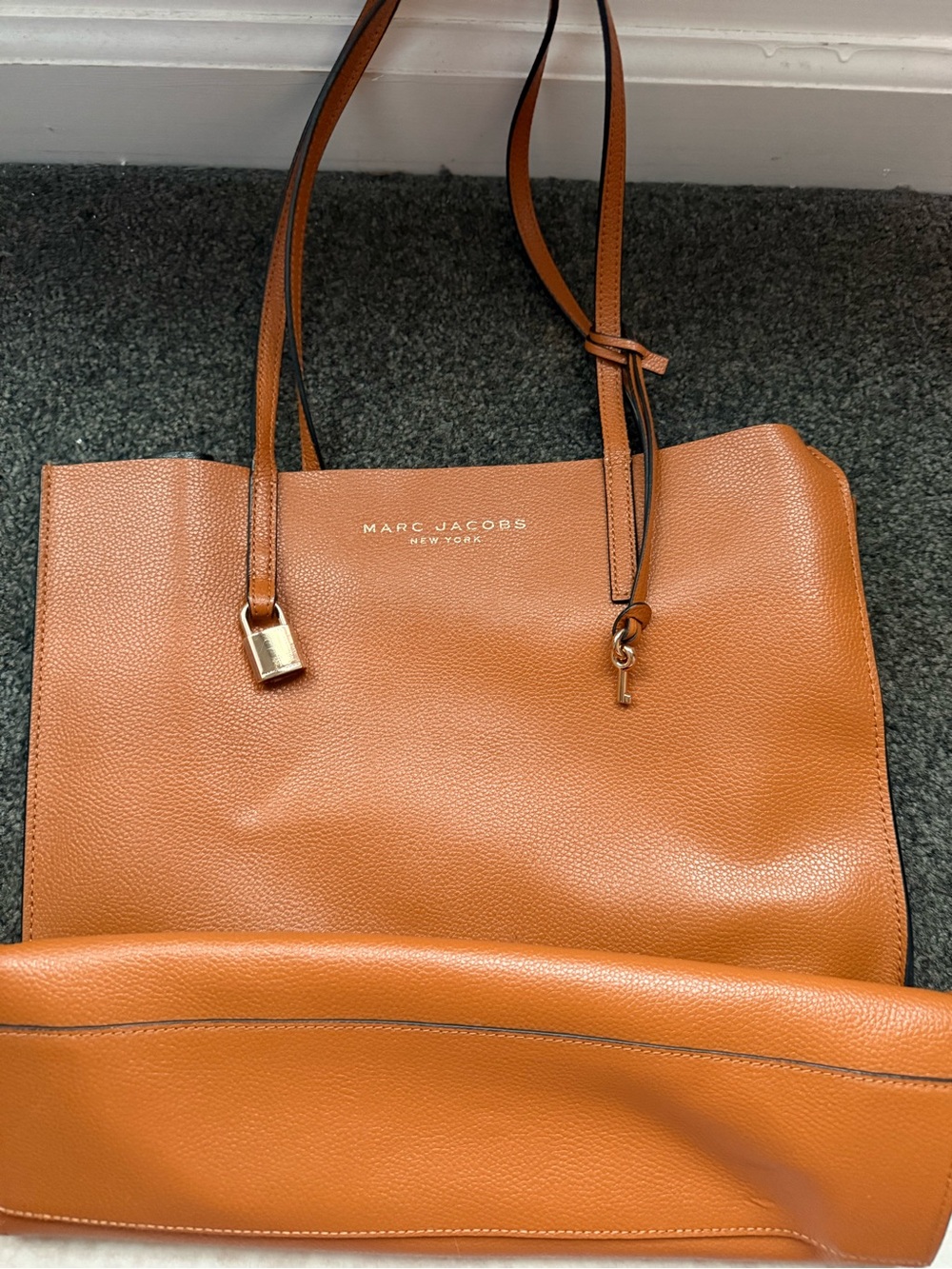 Marc Jacobs Women's “The Grind” Leather Tote Bag